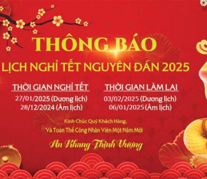 LỊCH NGHỈ TẾT NGUYÊN ĐÁNG 2025