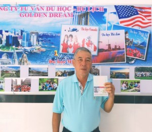 Chúc mừng chú Nguyễn Thanh Liêm đã đạt được Visa du lịch Mỹ