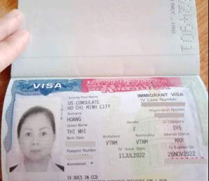 CHÚC MỪNG CHỊ HOÀNG THỊ NHI ĐÃ NHẬN ĐƯỢC VISA MỸ