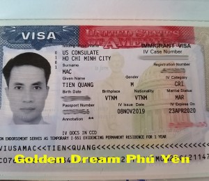 Chúc mừng anh Mạc Tiến Quang đạt Visa định cư Mỹ