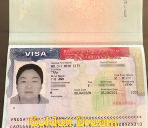 RENEW VISA MỸ CHO KHÁCH HÀNG THÂN THIẾT CỦA GOLDEN DREAM